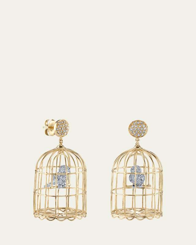 Albert Large Birdcage Earrings